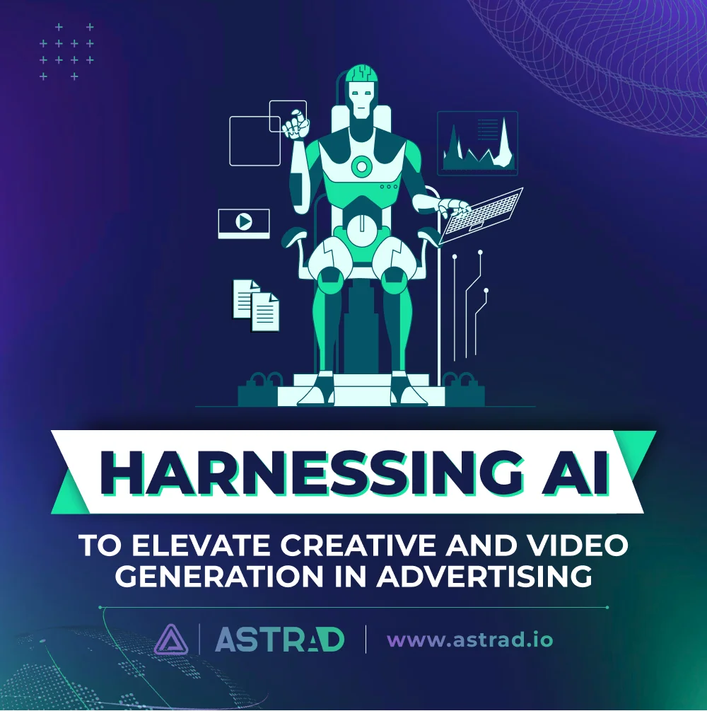 AI for creative and video generation of advertising